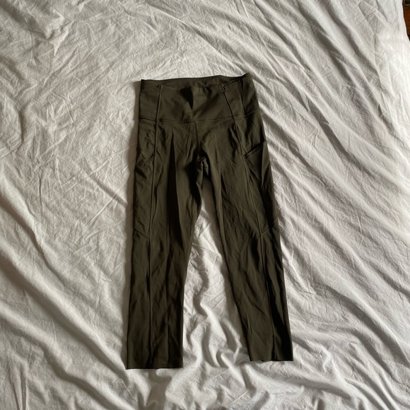 Lululemon Fast and Free Crop II 19" *Non-Reflective
Dark Olive - Picture 5 of 5